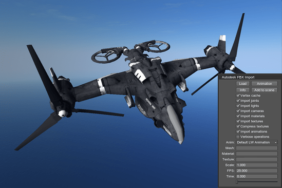FBX plugin in Unigine engine