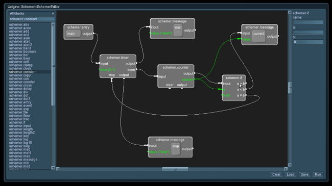 Unigine::Schemer Unigine::Schemer