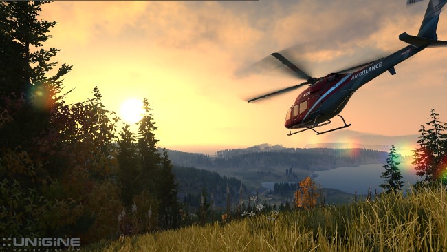 Rescue helicopter simulation Rescue helicopter simulation