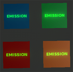 Ambient emission option is enabled
