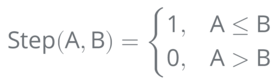 Step function formula